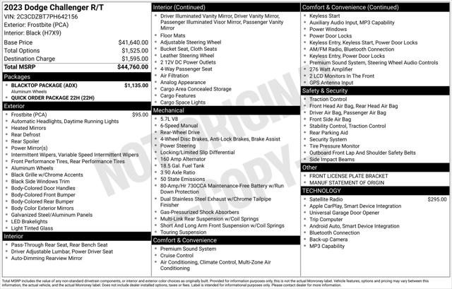 2023 Dodge Challenger R/T