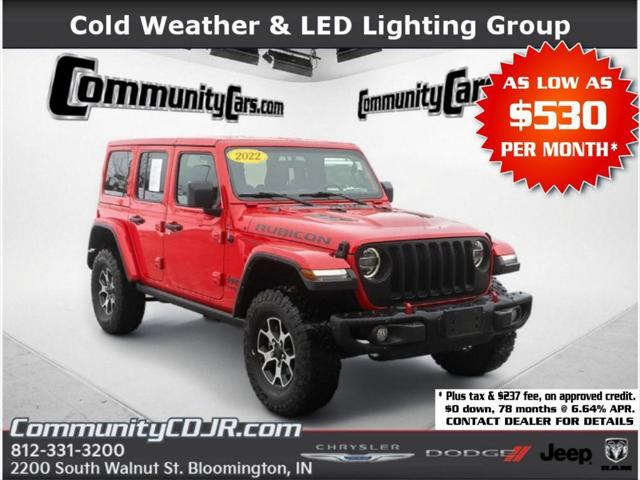 2022 Jeep Wrangler Unlimited Rubicon 4x4 2022 Jeep Wrangler Unlimited Rubicon 4x4