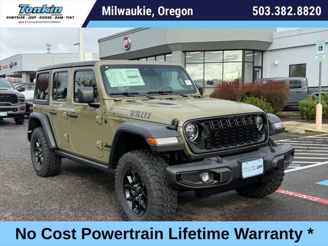 2026 Jeep Wrangler 4-Door Willys 4x4 for sale in Milwaukie, OR
