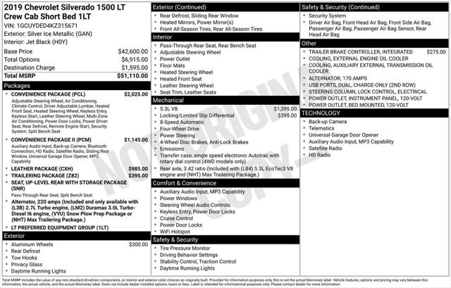 2019 Chevrolet Silverado 1500 LT 2019 Chevrolet Silverado 1500 LT