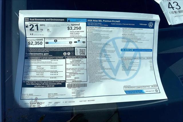 2026 Volkswagen Atlas SEL Premium R-Line