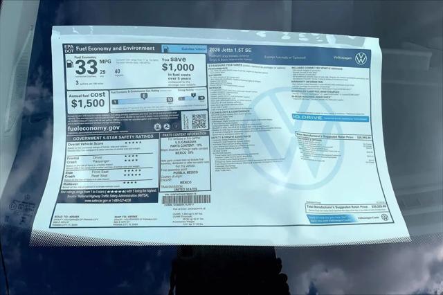 2026 Volkswagen Jetta SE