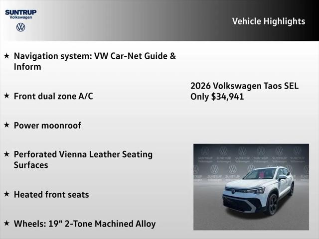 2026 Volkswagen Taos SEL