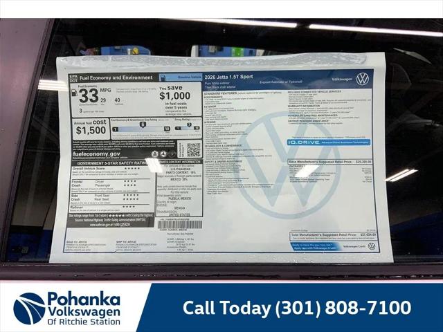 2026 Volkswagen Jetta Sport