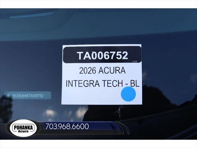 2026 Acura Integra FWD A-Spec with Technology