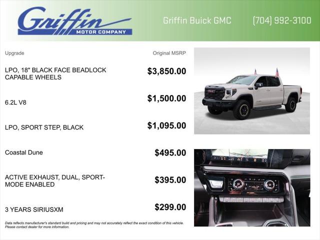 2026 GMC Sierra 1500 Crew Cab, Short Bed, AT4X, 4WD