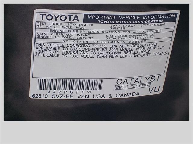 2003 Toyota Tacoma Base V6