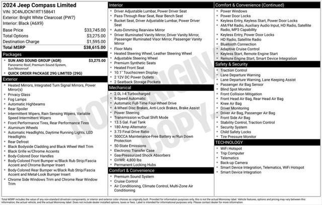 2024 Jeep Compass Limited 4x4