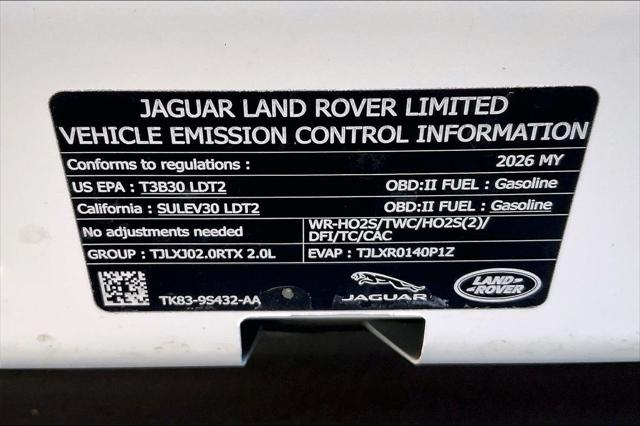 2026 Land Rover Range Rover Velar P250 S
