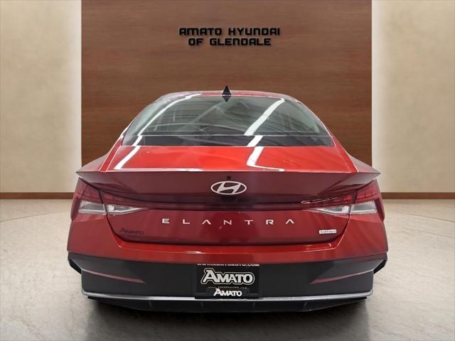 2026 Hyundai Elantra Hybrid Blue