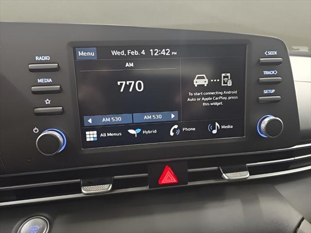 2026 Hyundai Elantra Hybrid Blue