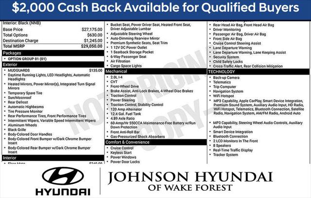 2026 Hyundai Elantra Limited for sale in WAKE FOREST, NC