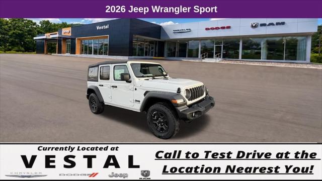 2026 Jeep Wrangler 4-Door Sport 4x4 for sale in Vestal, NY