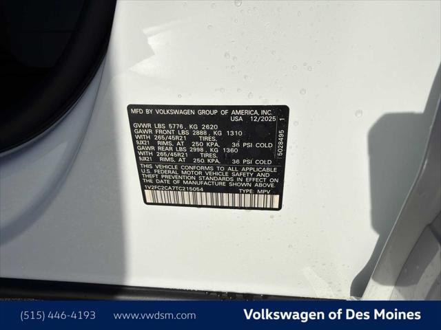2026 Volkswagen Atlas Cross Sport SEL Premium R-Line
