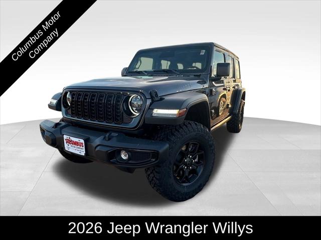 2026 Jeep Wrangler WRANGLER 4-DOOR WILLYS 2026 Jeep Wrangler WRANGLER 4-DOOR WILLYS