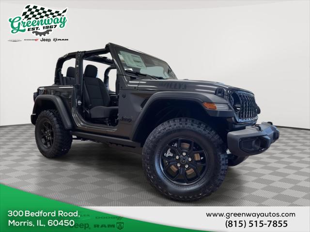2026 Jeep Wrangler 2-Door Willys 4x4 for sale in Morris, IL