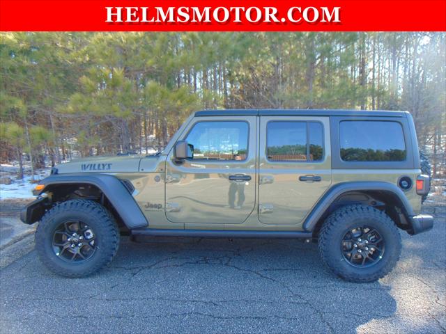 2026 Jeep Wrangler WRANGLER 4-DOOR WILLYS 2026 Jeep Wrangler WRANGLER 4-DOOR WILLYS