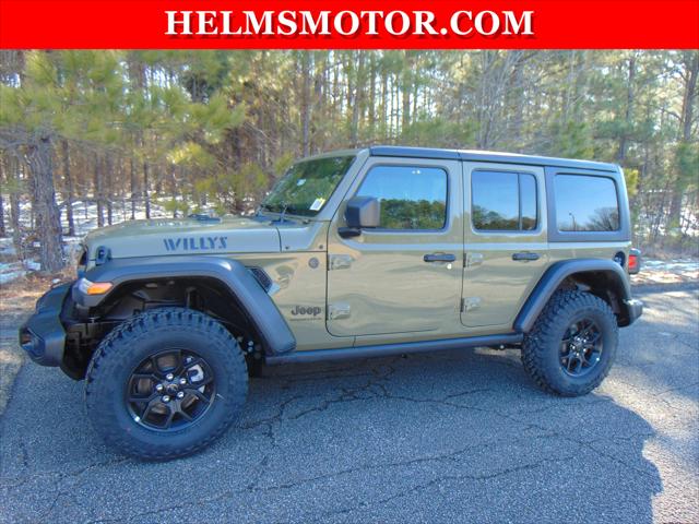2026 Jeep Wrangler WRANGLER 4-DOOR WILLYS 2026 Jeep Wrangler WRANGLER 4-DOOR WILLYS