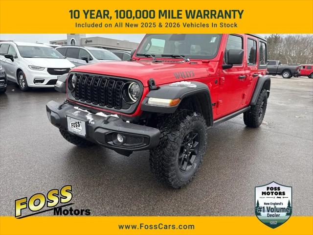 2026 Jeep Wrangler WRANGLER 4-DOOR WILLYS 2026 Jeep Wrangler WRANGLER 4-DOOR WILLYS