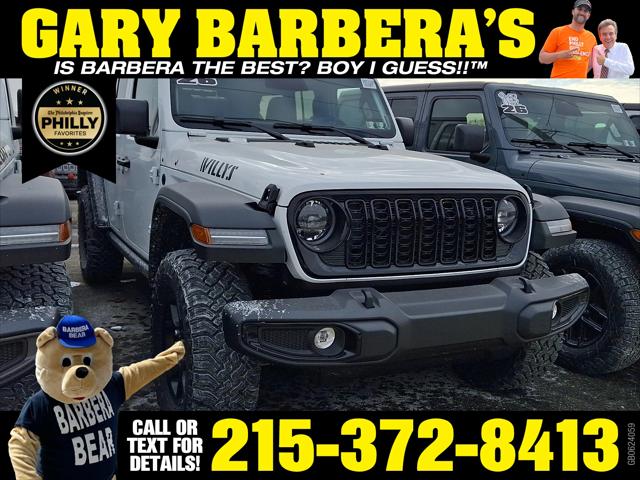 2026 Jeep Wrangler WRANGLER 4-DOOR WILLYS 2026 Jeep Wrangler WRANGLER 4-DOOR WILLYS