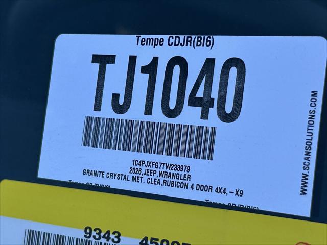 2026 Jeep Wrangler Rubicon