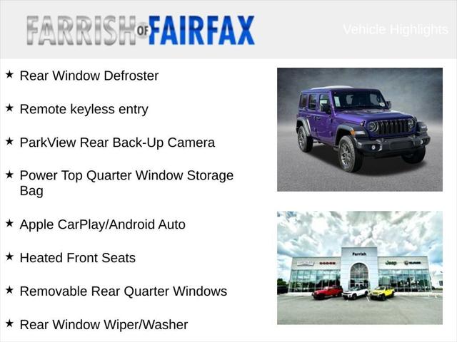 2026 Jeep Wrangler WRANGLER 4-DOOR SPORT S 2026 Jeep Wrangler WRANGLER 4-DOOR SPORT S