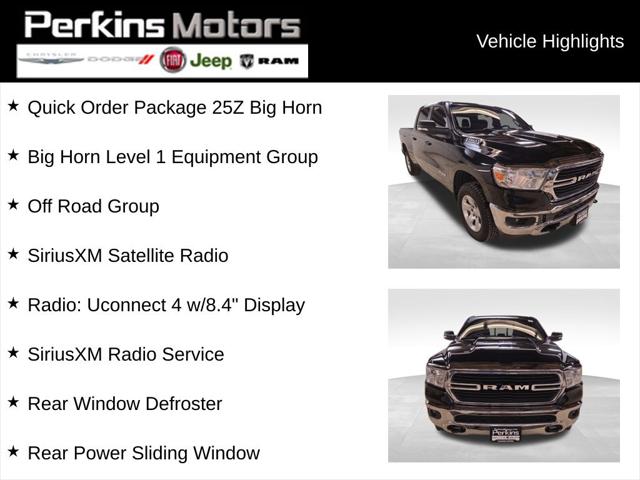 2021 RAM 1500 Big Horn Crew Cab 4x4 64 Box 2021 RAM 1500 Big Horn Crew Cab 4x4 64 Box