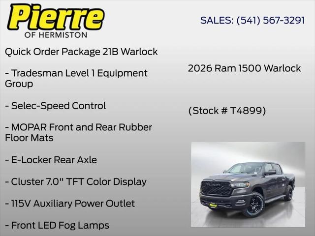 2026 Ram 1500 Warlock Crew Cab 4x4 57 Box