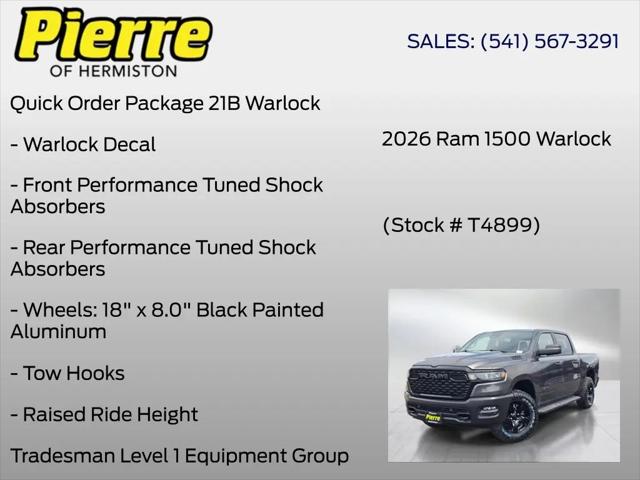 2026 Ram 1500 Warlock Crew Cab 4x4 57 Box