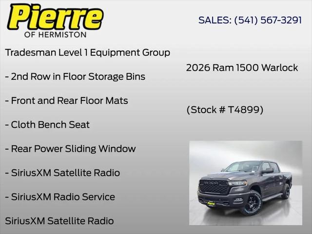 2026 Ram 1500 Warlock Crew Cab 4x4 57 Box