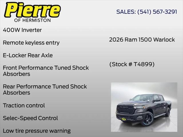 2026 Ram 1500 Warlock Crew Cab 4x4 57 Box