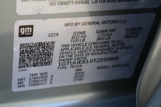 2026 GMC Sierra 1500 Crew Cab, Short Bed, AT4, 4WD
