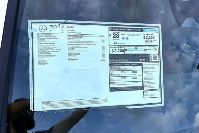 2026 Mercedes-Benz E 350 E 350