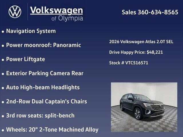 2026 Volkswagen Atlas SEL