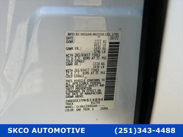 2023 Nissan Frontier Crew Cab SV 4x2