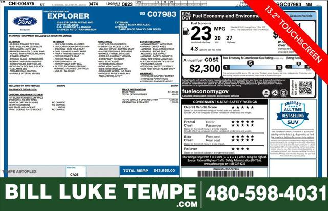 2025 Ford Explorer Active 2025 Ford Explorer Active