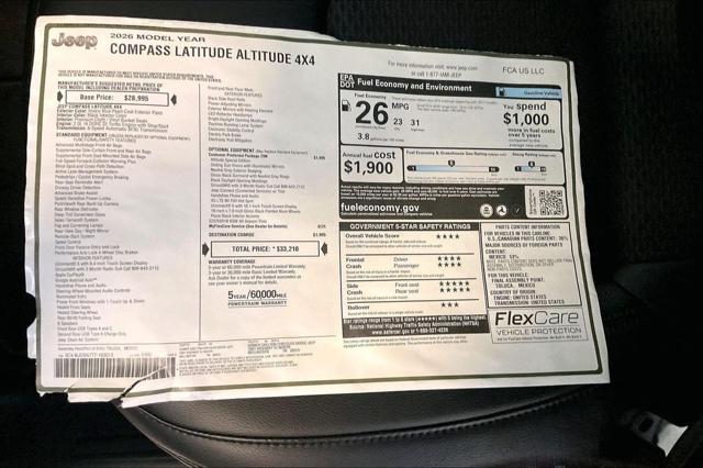 New 2026 Jeep Compass For Sale in Millington, TN