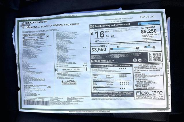 New 2026 Dodge Durango GT Plus HEMI V8 AWD For Sale in Millington, TN