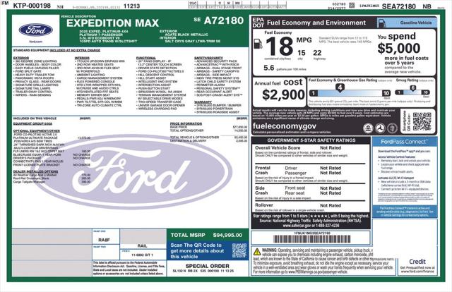 2025 Ford Expedition Platinum MAX