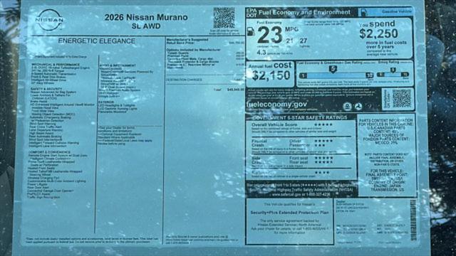 2026 Nissan Murano SL