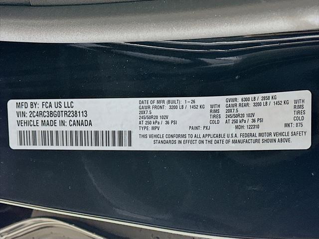 2026 Chrysler Pacifica Select AWD