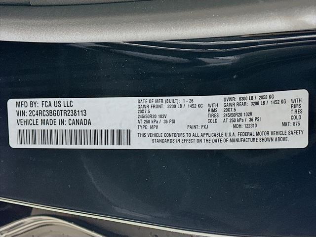 2026 Chrysler Pacifica Select AWD