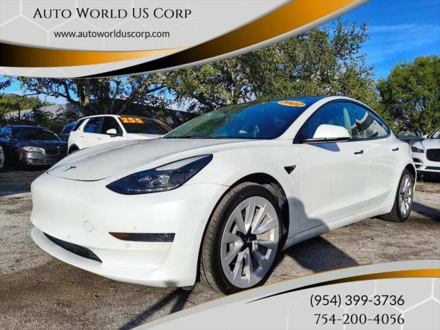 2022 Tesla Model 3 Long Range Dual Motor All-Wheel Drive for sale in Plantation, FL