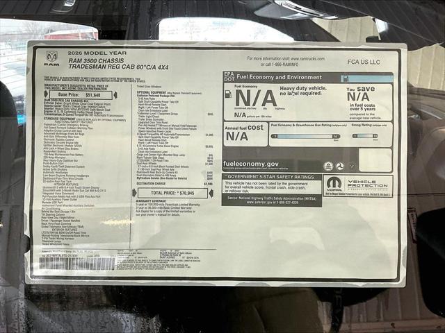 2026 Ram 3500 Tradesman/Big Horn