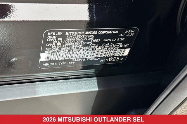2026 Mitsubishi Outlander SEL 1.5T 2WD