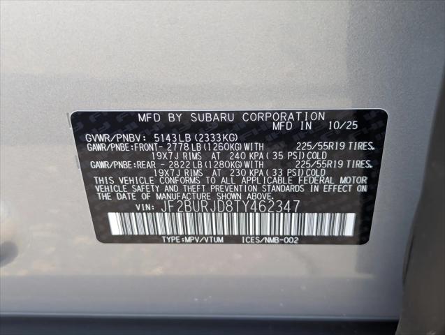2026 Subaru Outback Touring XT