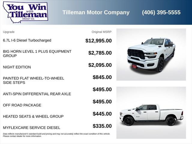 2026 RAM 2500 RAM 2500 BIG HORN CREW CAB 4X4 64 BOX