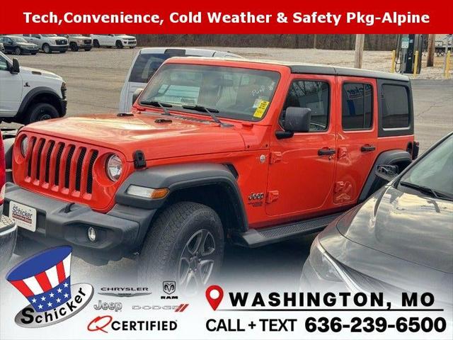 2018 Jeep Wrangler Unlimited Sport S 4x4 2018 Jeep Wrangler Unlimited Sport S 4x4