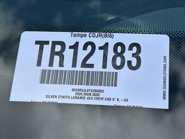 2026 Ram 3500 Laramie Crew Cab 4x4 8' Box
