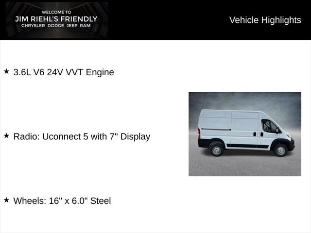 2026 RAM Ram ProMaster RAM PROMASTER 1500 TRADESMAN CARGO VAN HIGH ROOF 136 WB